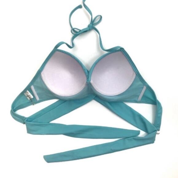 Cupshe Size Small Hook and Tie Padded Bikini Top - Picture 4 of 9